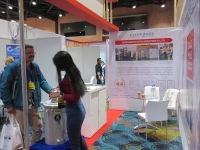 2018年9月赴哥伦比亚参加第一届电力照明展